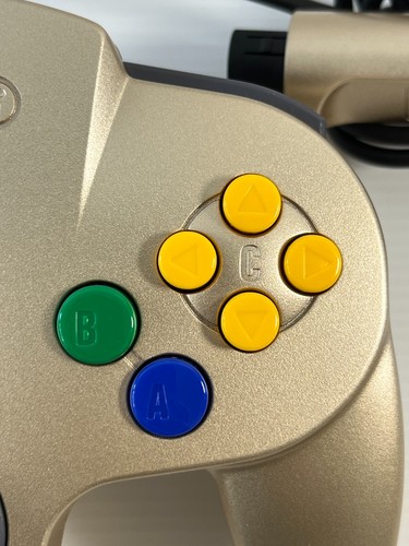 Genuine Nintendo 64 Controller Gold N64 Japan Limited Box - Mint A+ - Picture 6 of 24