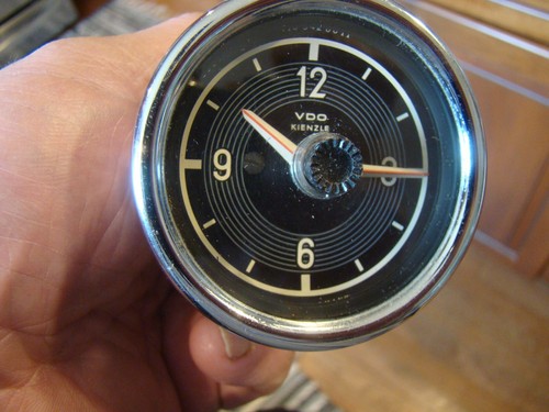 Vtg Original VDO Kienzle Mercedes Dash Clock # 1135420011 With Mounting Bracket - Bild 4 von 17