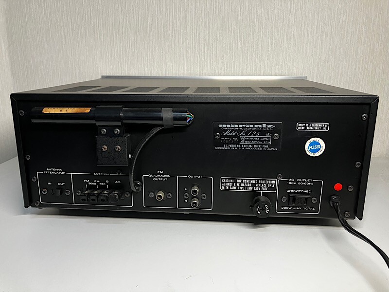 MARANTZ MODEL 125 AM/FM STEREO TUNER VINTAGE Confirmed MARANTZ MODEL 125 AM/FM STEREO TUNER VINTAGE Confirmed