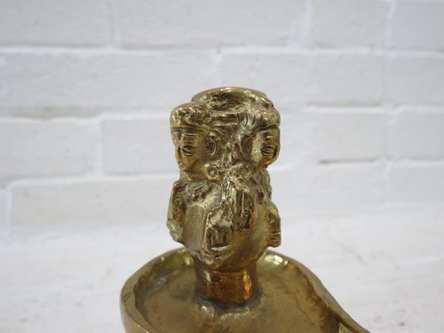 "Statua Shiva Shiva Shiva Ottone Mukhalingam Quattro Facce 5" - Foto 4 di 11