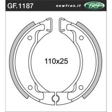 Front Brake Shoes Fit YAMAHA TT-R125 2010 2011 2012 2013 S4S