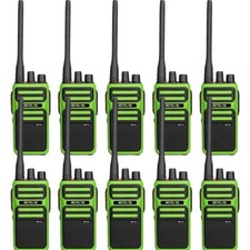 10Pack Retevis RB17A GMRS Walkie Talkie Long Range 30CH CTCSS/DCS Two Way Radios
