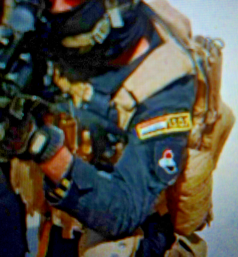 IRAKISCHE SPECIAL OPERATION FORCE ANTI TERRORISTISCHE GRUPPE KLETTVERSCHLUSS RÜCKENAUFNÄHER 2. - Bild 2 von 2