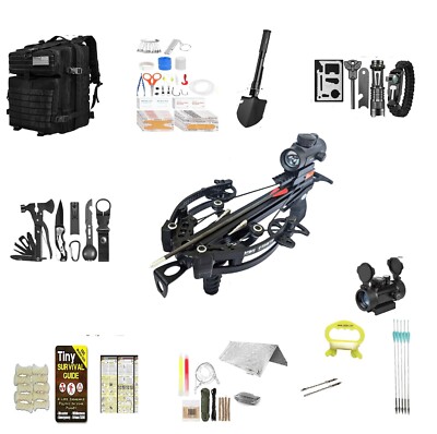 Mini Striker Survival Kit  180 pcs Hunt, Fish & Protection with Survival guide