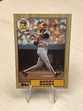 1987 Topps Barry Bonds #320 RC Pirates ORIGINAL VINTAGE CARD NM