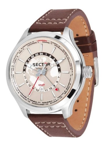 NEW MENS WATCH SECTOR TRAVELLER GMT SAPPHIRE SCREWDOWN MANS WATCHES MENS CLOTHES - Picture 2 of 23