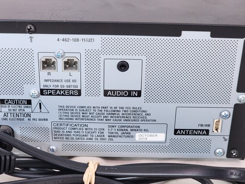 Sony CMT-SBT100 Compact CD Disc Receiver Stereo Speaker System - Picture 17 of 18