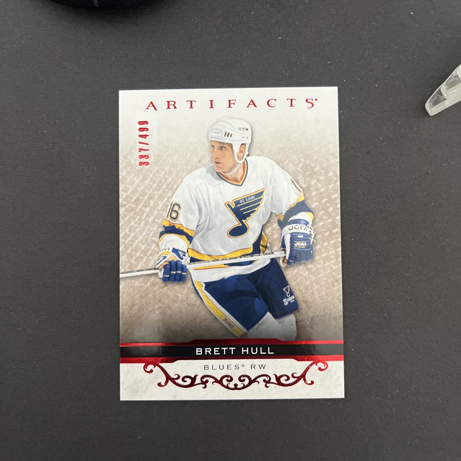 2021-22 Upper Deck Artifacts Brett Hull Ruby /499
