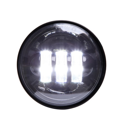 Pair Black 4.5" Inch LED Passing Lamp Spot Fog Lights For Victory Cross Country - Picture 7 of 15