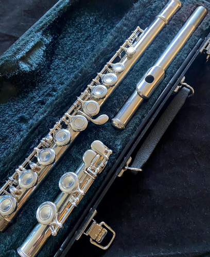 YAMAHA 221 OVERHAULED FLUTE OFFSET G, C FOOT VIDEO DEMO Great for beginners - Picture 4 of 12