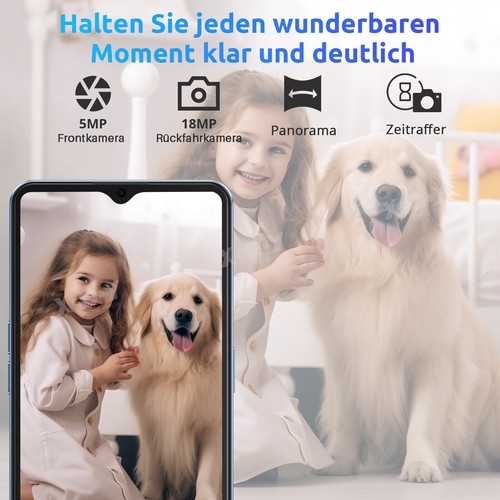 2025 XGODY Handy ohne Vertrag Android 6,56" HD+ Display 4G 2*SIM Smartphone HD - Zdjęcie 22 z 31