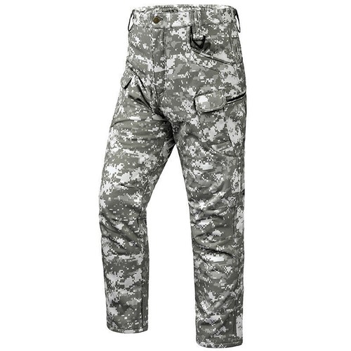 Men's Outdoor Ix7 Softshell Tactical Pants Fleece Warm Thickened Hiking Trousers - Picture 33 of 36