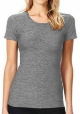 32 DEGREES COOL Ladies T SHIRT Grey WICHING Round Neck Short Sleeve SPORT Top M