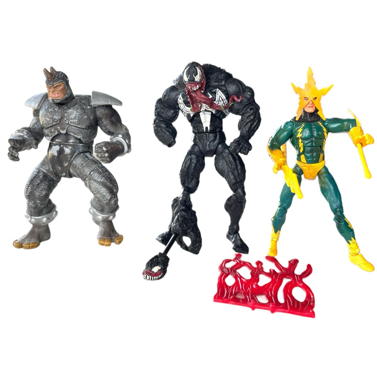 Marvel Legends Toybiz Spider-man Classics Lot Venom , Rhino Marvel Legends Toybiz Spider-man Classics Lot Venom , Rhino