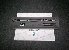Snap-on Tools USA NEW PINK 3pc 1/4" Drive Soft Grip Ratchet Set 103RT05FP TKF72
