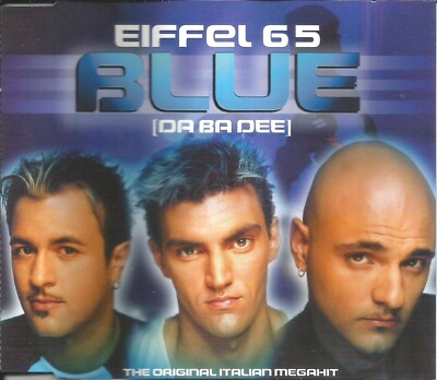 EIFFEL 65 Blue Da ba dee 4 MIXES DUB & EDIT & GLAMOUR Europe CD Single USA seler