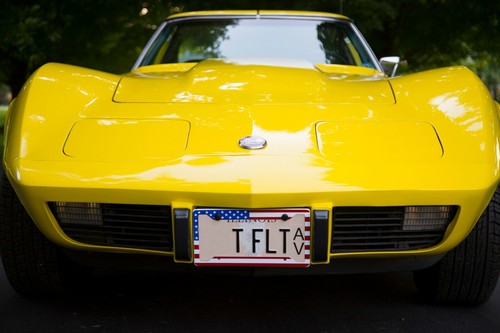 Car Auto License Plate Frame High-grade Stainless Steel American Flag Design NEW - Picture 3 of 7