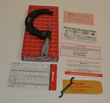 NOS? Starrett 216FL Outside 2-3” Digital micrometer .001 Grad w box wrench paper