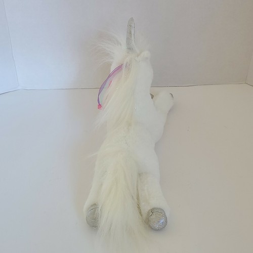 THEA the Plush WHITE UNICORN Stuffed Animal - Douglas Cuddle Toys - Picture 4 of 9