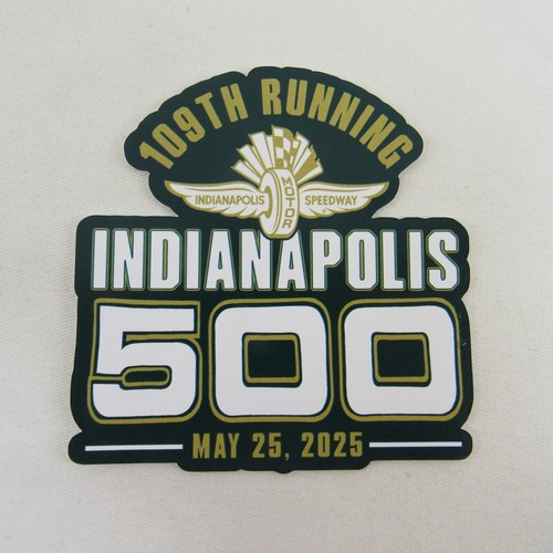 109TH Running 2025 Indianapolis 500 Collector Sticker IMS Indy Motor Speedway - Picture 4 of 5