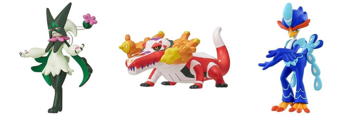 Pokemon Moncolle Meowscarada Skeledirge Quaquaval Set of 3 TAKARA