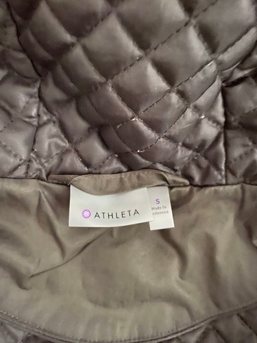 Athleta Summit Parka with Faux Fur Hood Size S - Picture 13 of 15