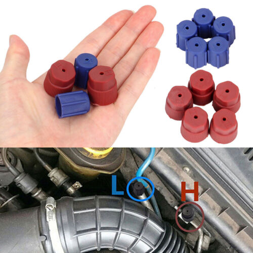 10PCS R134a A/C AC System Valve Cap Charging Port Caps Hi Low Side Accessories - Picture 2 of 18