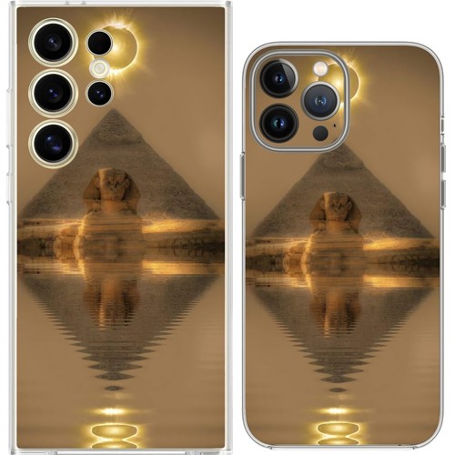 Pyramids Giza Egypt Sun God Sphinx Case Cover Silicone / Shockproof / MagSafe - 第 16/19 張圖片