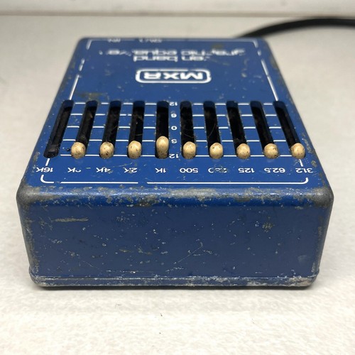 Pedal efecto ecualizador gráfico de diez bandas MXR 10 de colección sin probar como se lee - Imagen 5 de 8