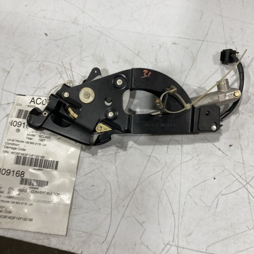 1990-02 Mercedes R129 SL500 Rear Left Side Lock Latch Cylinder Assy 1298002172 - Picture 1 of 7