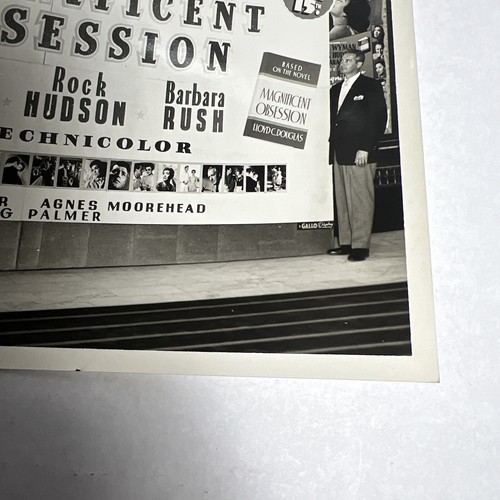 1954 MAGNIFICENT OBSESSION Rock Hudson World Premiere CLE Ohio RKO Theater Photo - Picture 7 of 11