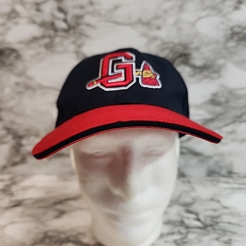 Gwinnett Braves MiLB Adjustable Cap Hat Navy/Red Atlanta Melonwear Baseball - Picture 2 of 11