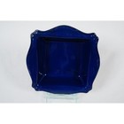 Cobalt Blue Oven Safe Bakeware Baking Dish with Scalloped Handle Sides 10” x 10”