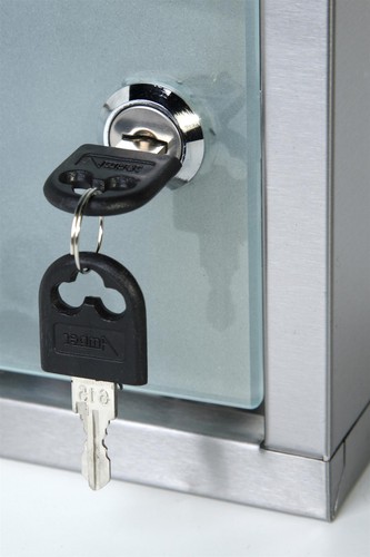 Medicine cabinet Stainless Steel With Glass Door 30X12X30CM - Picture 3 of 4