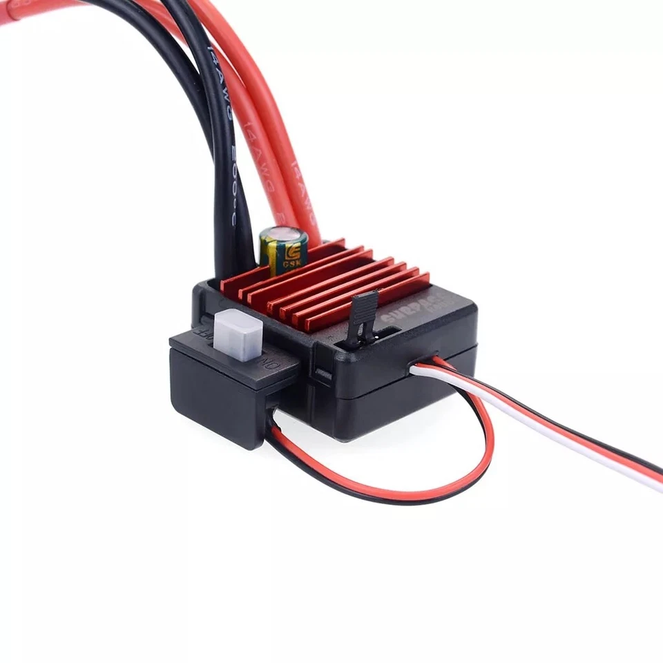 Surpass Hobby Brushed Motor  540/550 - 5 Slot +ESC 60/80A combo for RC 1/10 - Immagine 3 di 4