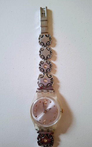 SWATCH Uhr LK294G Damen Mädchen - Metallarmband - Silber Gold - TOP ! - Bild 4 von 9
