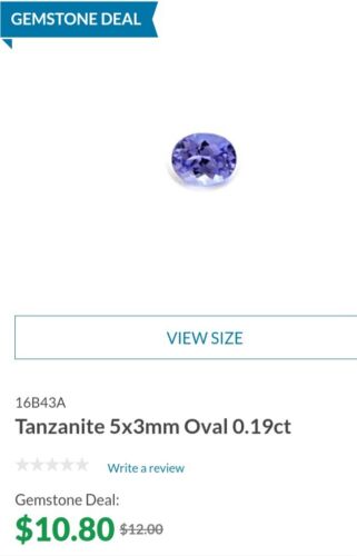 Natural AA Tanzanite Necklace & Ring Size 6, .925, NWT, GEMPORIA,+FREE Earrings - Picture 15 of 16