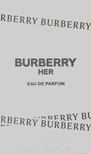 BURBERRY HER Eau De Parfum Spray FOR WOMEN 3.3 Oz / 100 ml BRAND NEW ITEM IN BOX