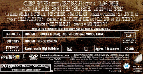Sam Peckinpah movies on DVD; 3rd one FREE! Director, writer, actor; action - Imagen 16 de 37
