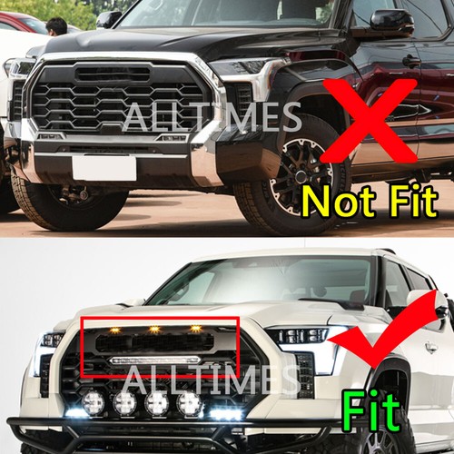 For Toyota Tundra For TRD PRO 2022 2023-2025 GRILLE LIGHTS LED BAR & 3 Amber Set - Picture 2 of 16