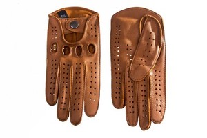 Men/'s Driving Leather Gloves Black Deerskin Leather Business class Gloves