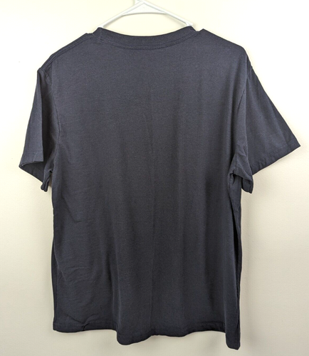 Colores Del Caribe Ecological Pura Vida Costa Rico Large Navy Blue Tee - Picture 4 of 5