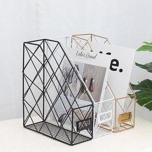 Home Office Files Metal Mesh Paper Document Folder Holder
