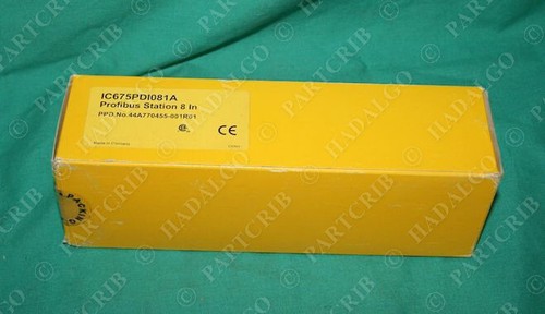 GE Fanuc IC675PDI081A Profibus Station 8Input Quick Connector Junction Blcok NEW - Picture 1 of 3