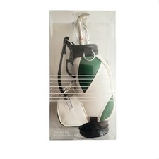 Desktop Golf Bag and Clubs Pen Set 7" Dashing Fine Gifts 3 Club Pens NEW Green