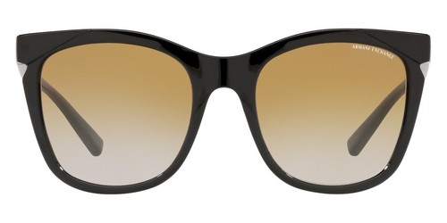 Armani Exchange Women's Sunglasses AX4109S 815813 Black Cat Eye Brown Gradient - Picture 2 of 3