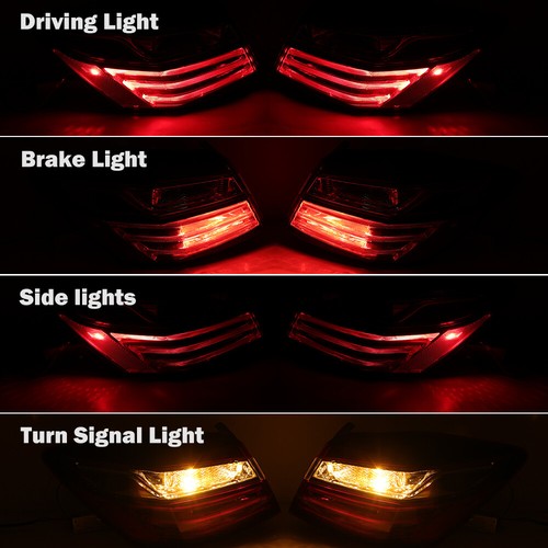 Juego luces traseras para Honda Accord 2016-2017 freno interior y exterior izquierdo y derecho - Imagen 2 de 9