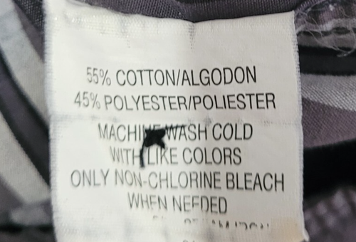 Beverly Hills Polo Club Black, Grey, White plaid Short Sleeve button up Size M - Picture 5 of 8