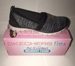 skechers flex air cooled memory foam slip on