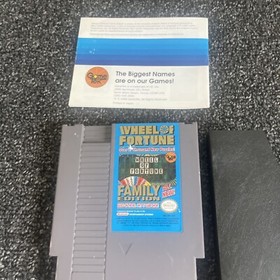 Wheel of Fortune NES Nintendo Family Edition Game Cartridge Instruction Booklet